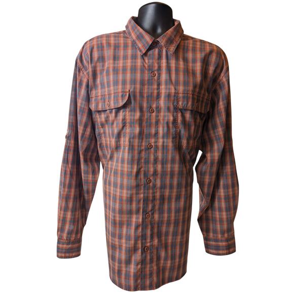 Redhead Shirt Mens 2XL Plaid Long Sleeve Button Up Hiking Outdoor Top Hunting - Picture 7 of 14